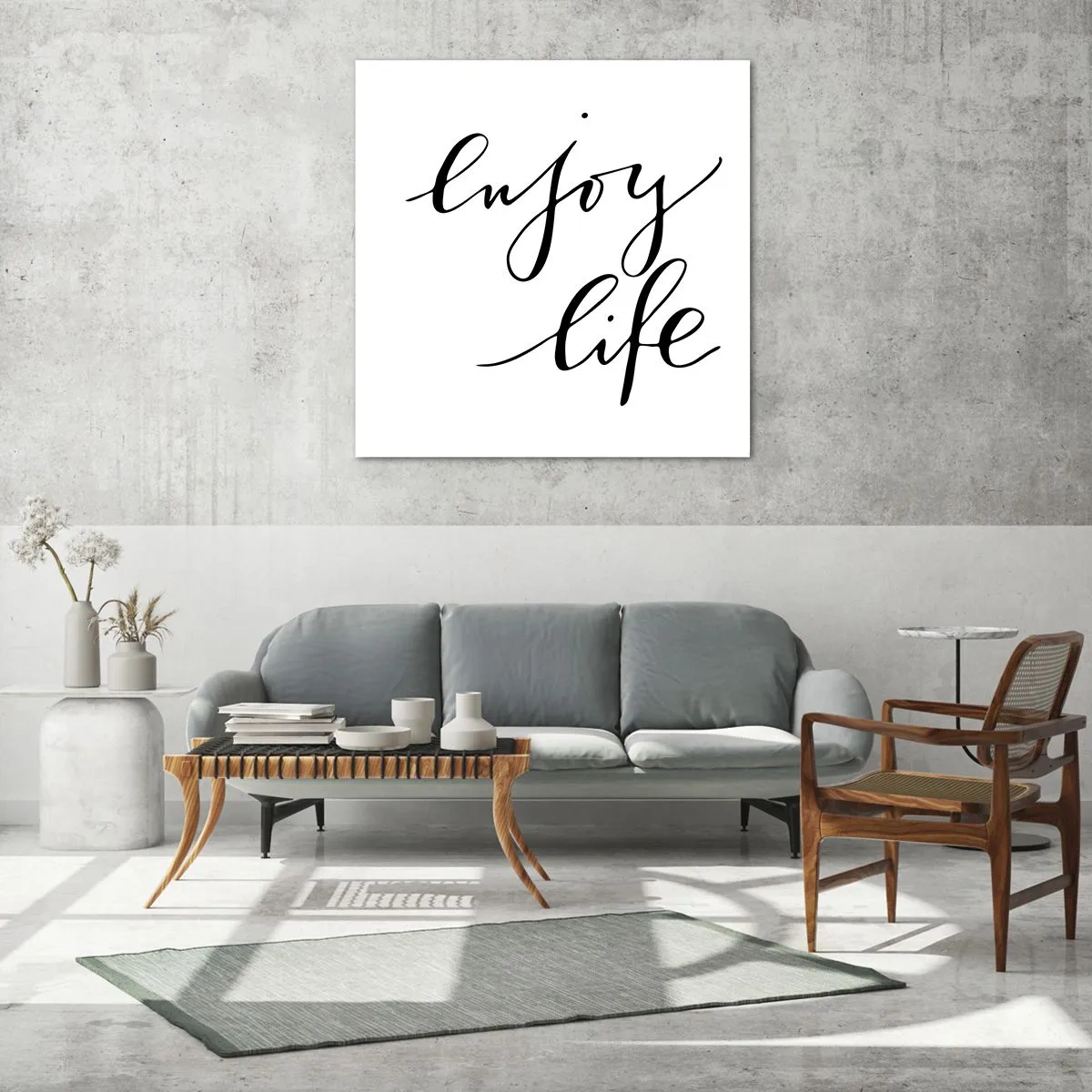 Tablou pe sticlă - Nimic de adăugat... - 70x70 cm