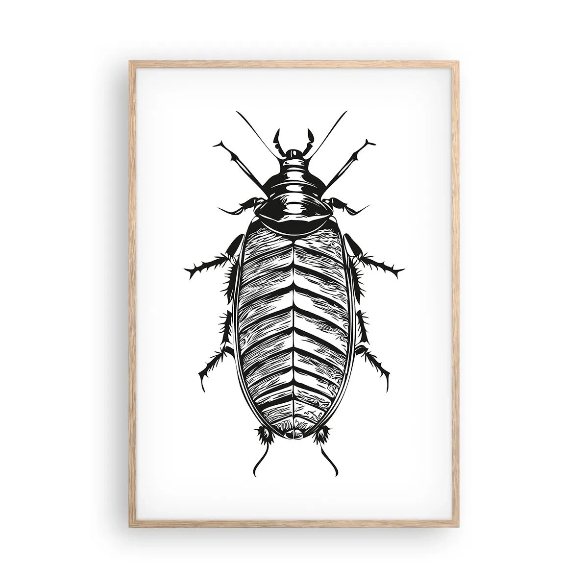 Poster în ramă de stejar deschis - Ce specimen! - 70x100 cm
