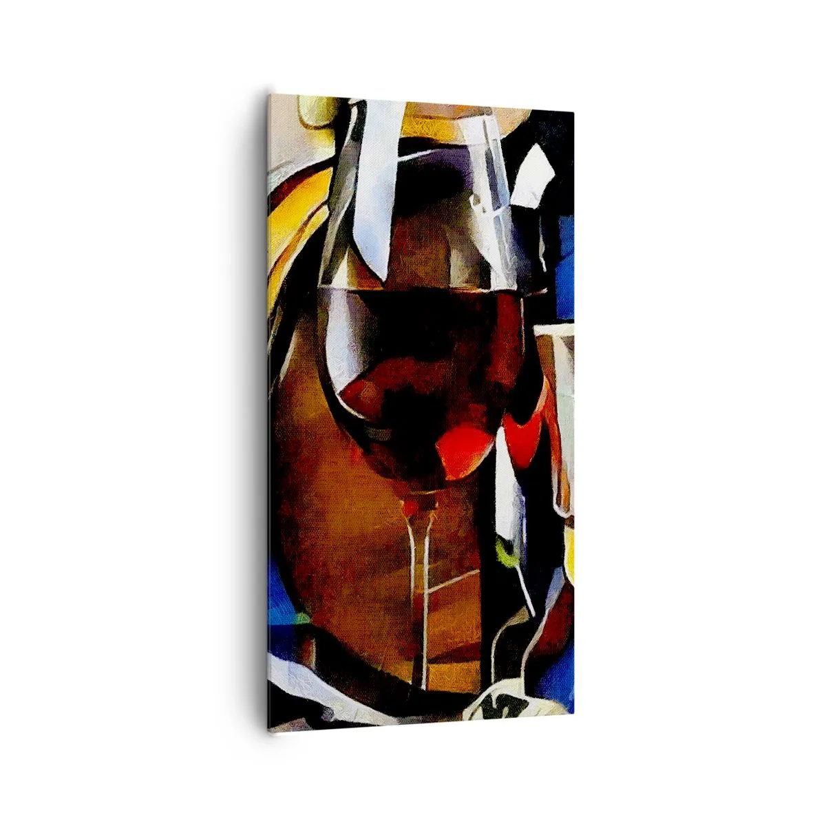 Tablou pe pânză - Și lumea devine mai colorată - 65x120 cm