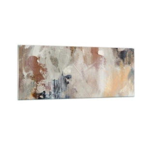 Tablou pe sticlă - Abstracție cețoasă - 100x40 cm