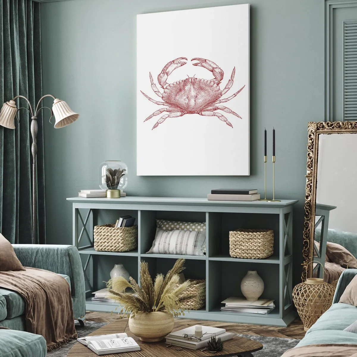 Tablou pe pânză - Crab peste crabi - 50x70 cm
