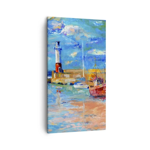 Tablou pe pânză - După-amiază în golful de curcubeu - 45x80 cm