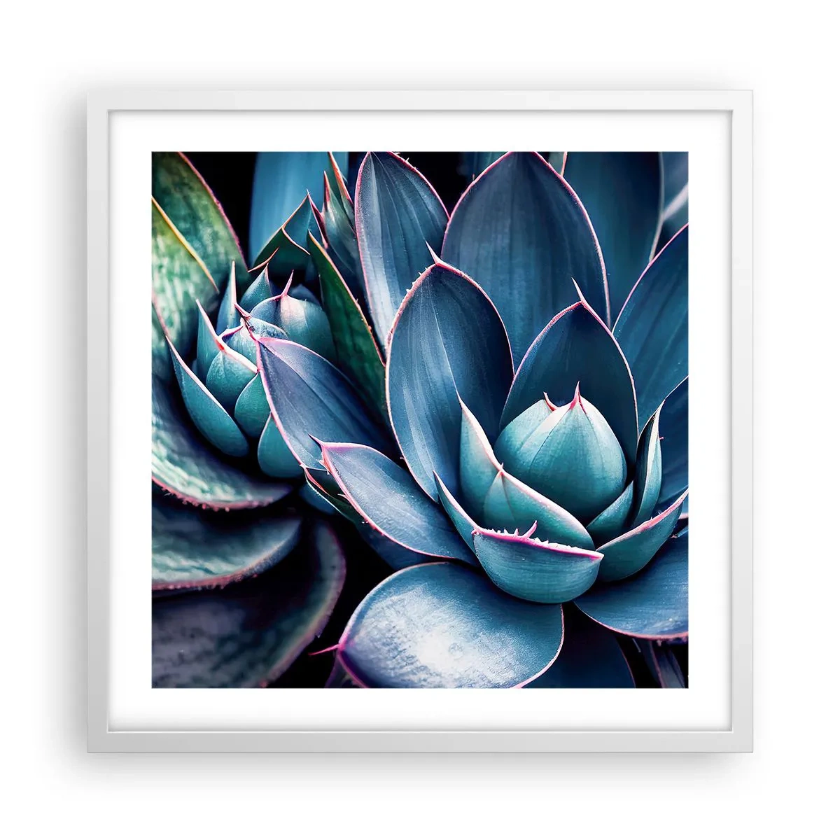 Poster în ramă albă - Forța vitală - 50x50 cm