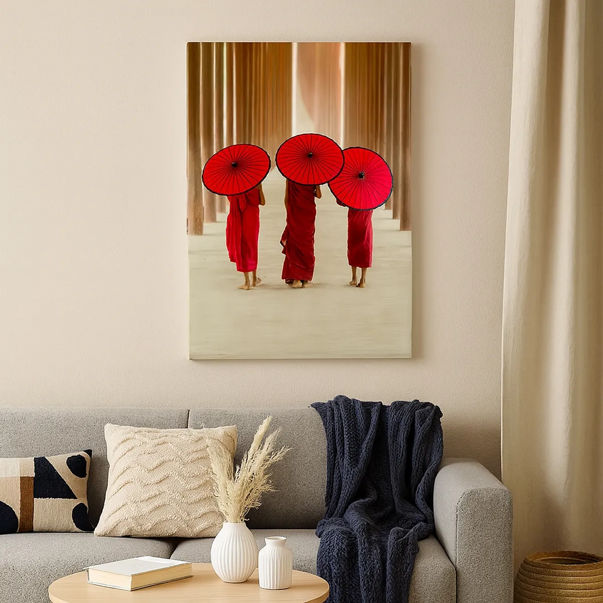 Tablou pe pânză - Pe drumul spre Tărâmul Pur - 50x70 cm