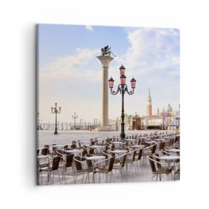 Tablou pe pânză - Poftiți, totul e gata - 50x50 cm