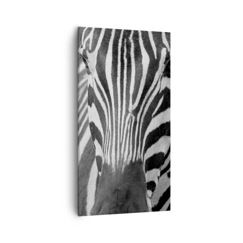 Tablou pe pânză - Lumea e albă și neagră - 55x100 cm