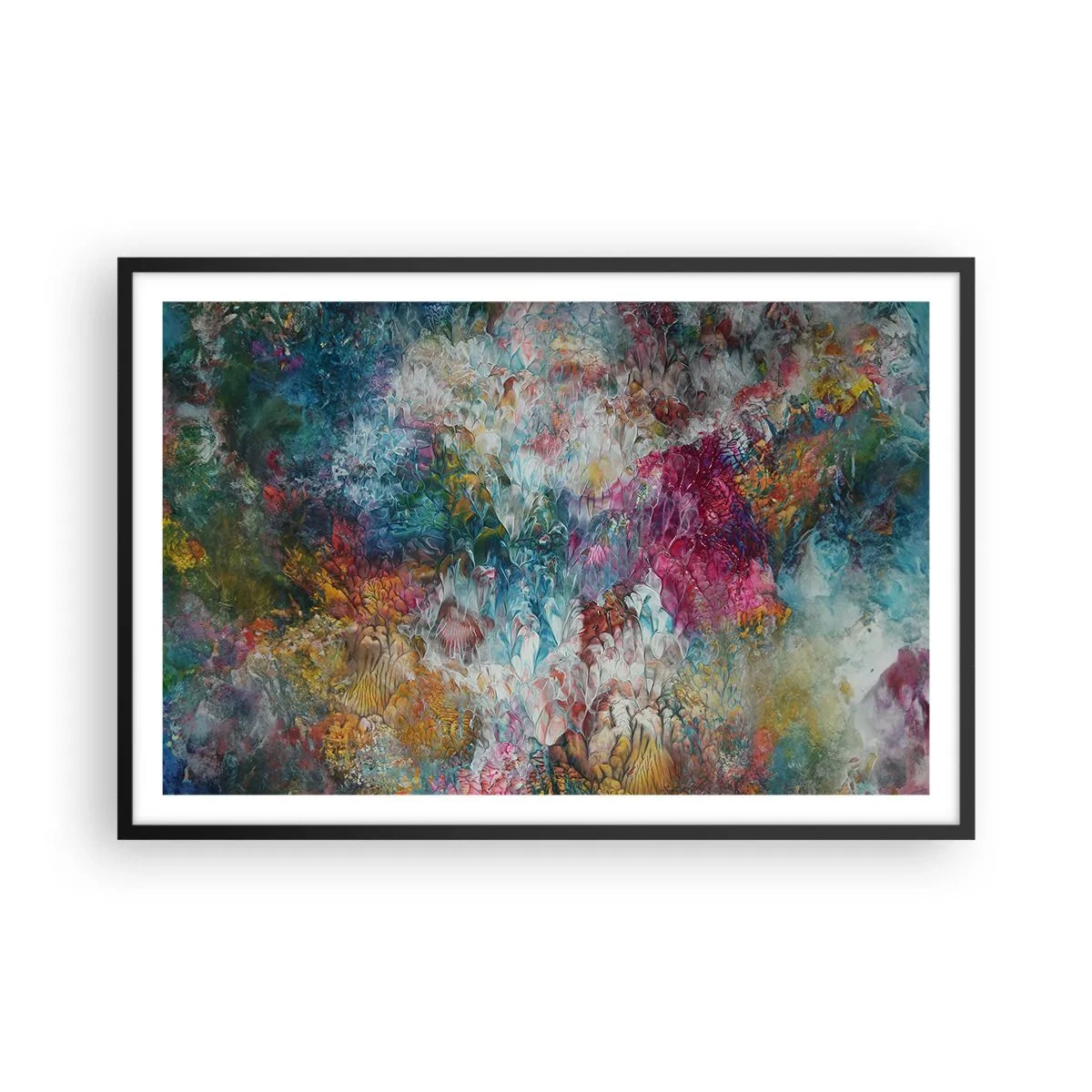 Poster în ramă neagră - În plină înflorire - 91x61 cm