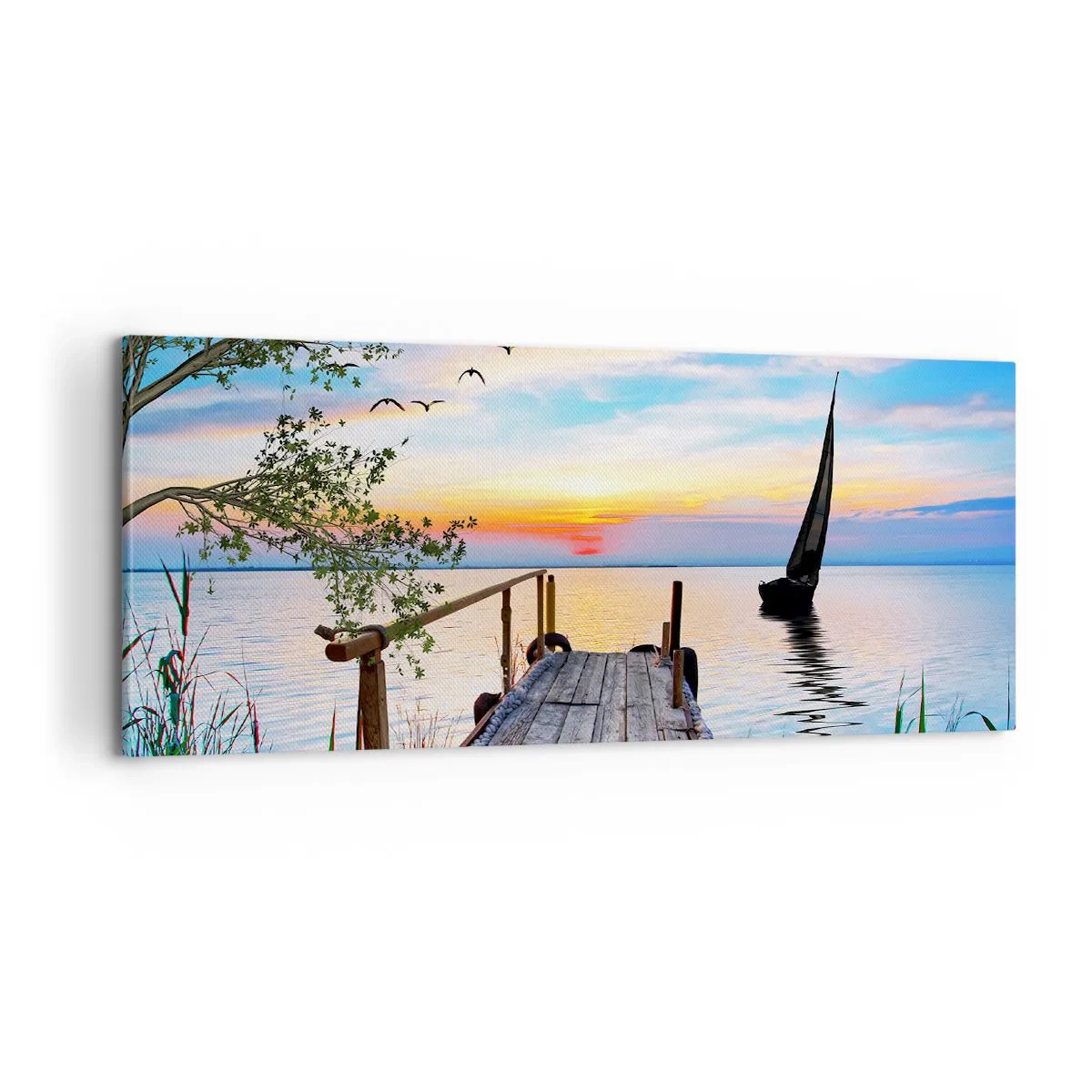 Tablou pe pânză - Bună seara - 100x40 cm