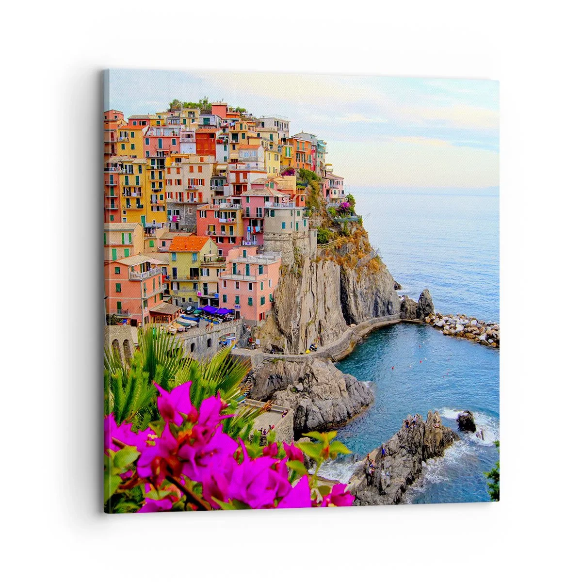 Tablou pe pânză - Un oraș care râde - 70x70 cm