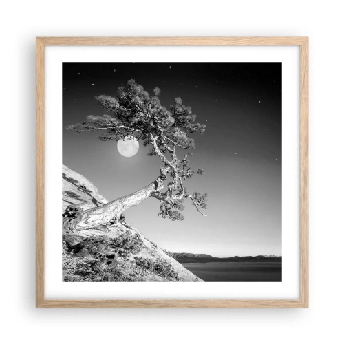 Poster în ramă de stejar deschis - Războinicul victorios - 50x50 cm