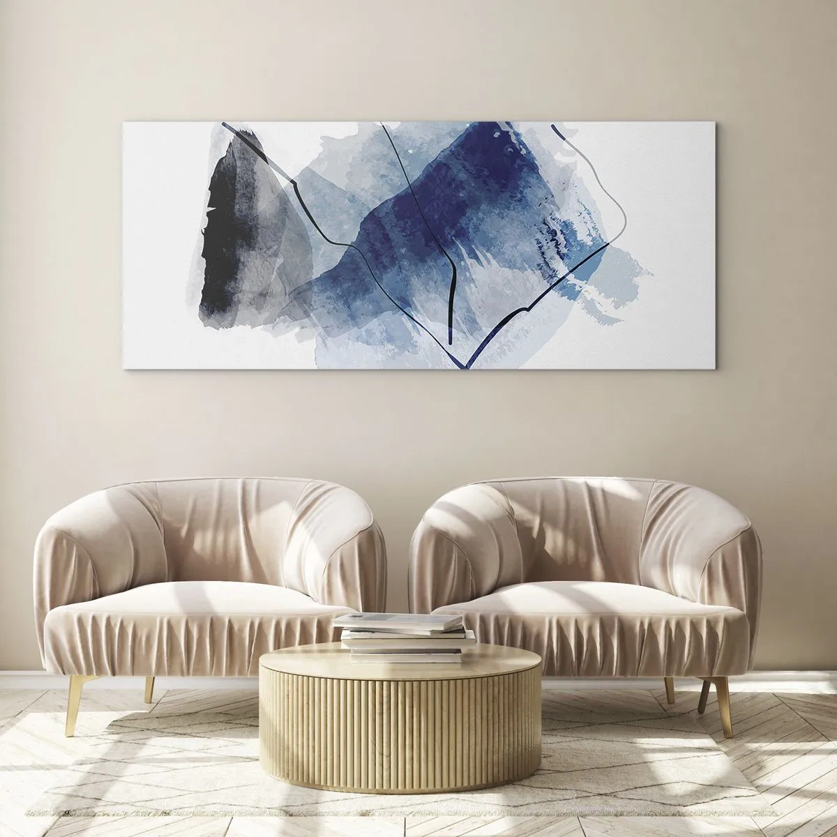 Tablou pe sticlă - Iceberg - 140x50 cm