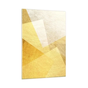 Tablou pe sticlă - Vremea de geometrie - 50x70 cm