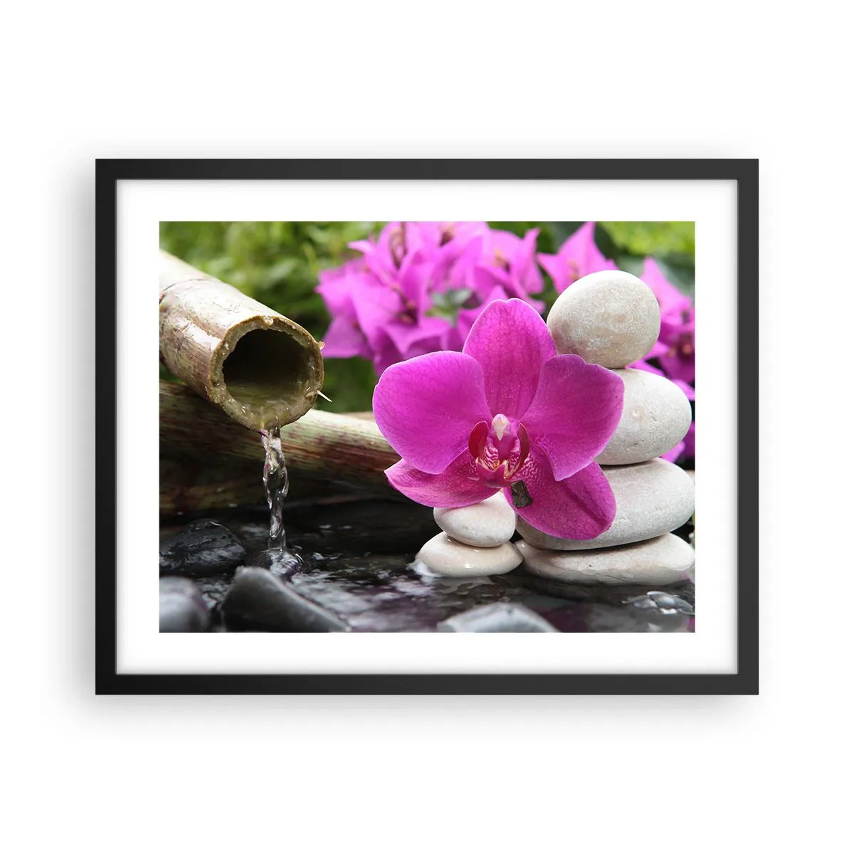 Poster în ramă neagră - Te odihnești deja - 50x40 cm