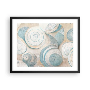 Poster în ramă neagră - Ce ascunde cochilia? - 50x40 cm