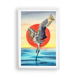 Poster în ramă albă - E timpul să ne întoarcem - 61x91 cm