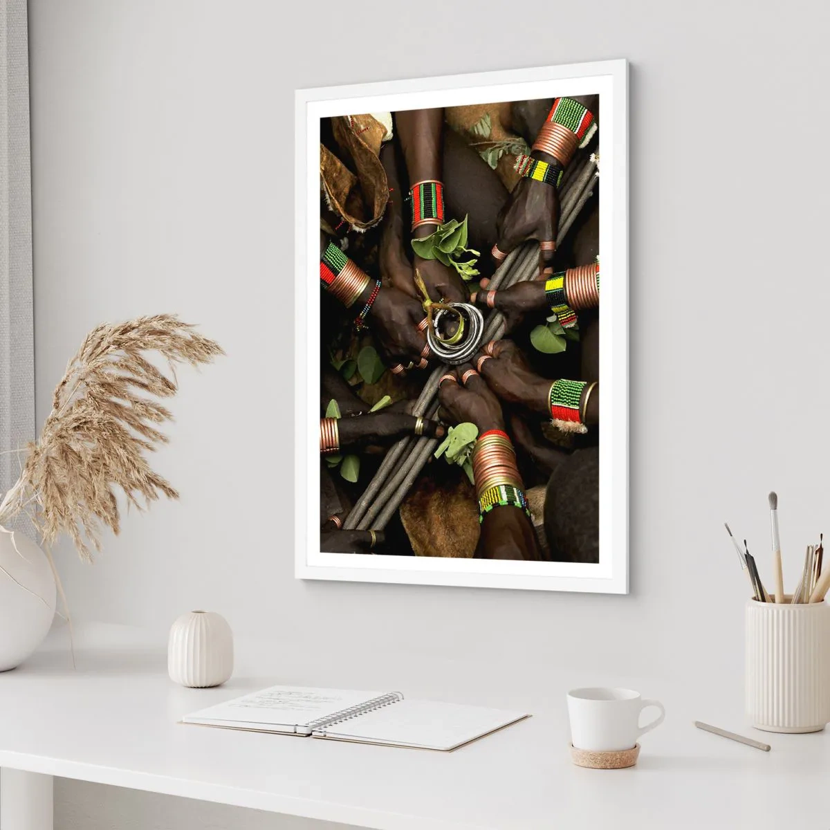 Poster în ramă albă - Împreună - 40x50 cm