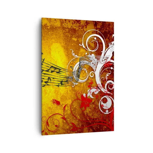 Tablou pe pânză - Lasă muzica să curgă - 70x100 cm