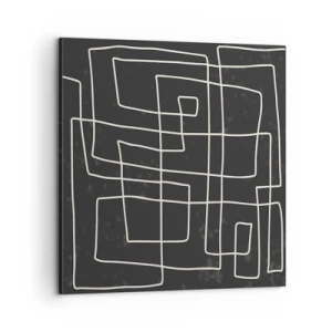 Tablou pe pânză - Nu atât de simplu - 60x60 cm