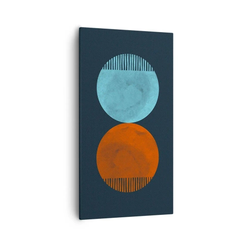 Tablou pe pânză - Doar geometrie? - 55x100 cm