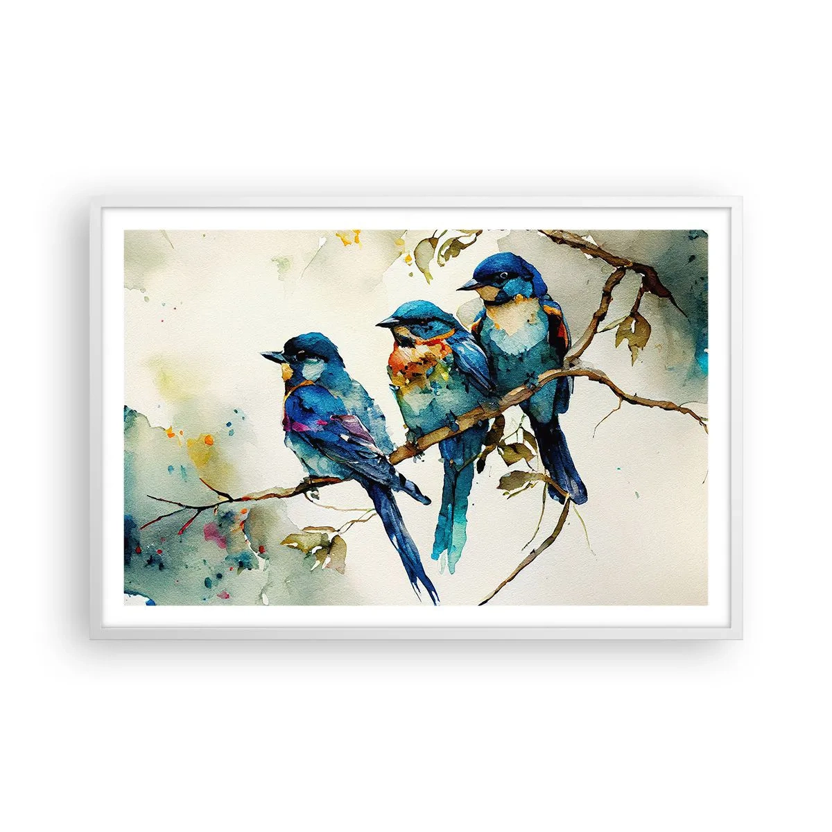 Poster în ramă albă - Se simte jignit? - 91x61 cm