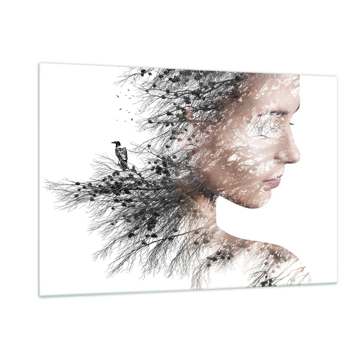 Tablou pe sticlă - Spiritul pădurii - 120x80 cm