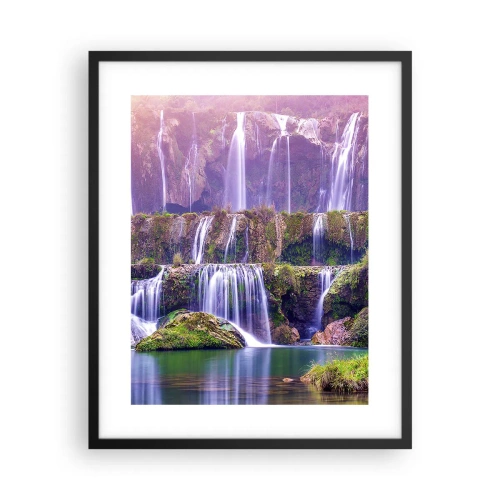 Poster în ramă neagră - Scara către cer - 40x50 cm