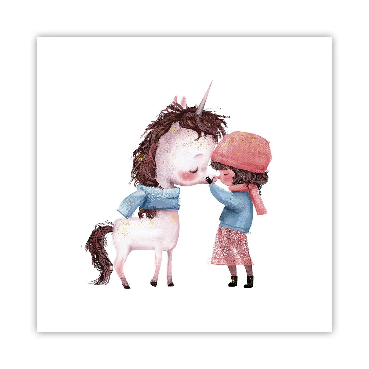 Poster - O poveste de iarnă - 40x40 cm