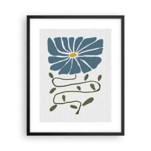 Poster în ramă neagră - De la creangă la floare - 40x50 cm