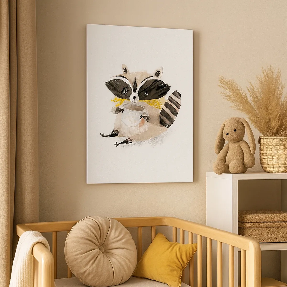 Tablou pe pânză - Prietenul meu ratonul - 50x70 cm