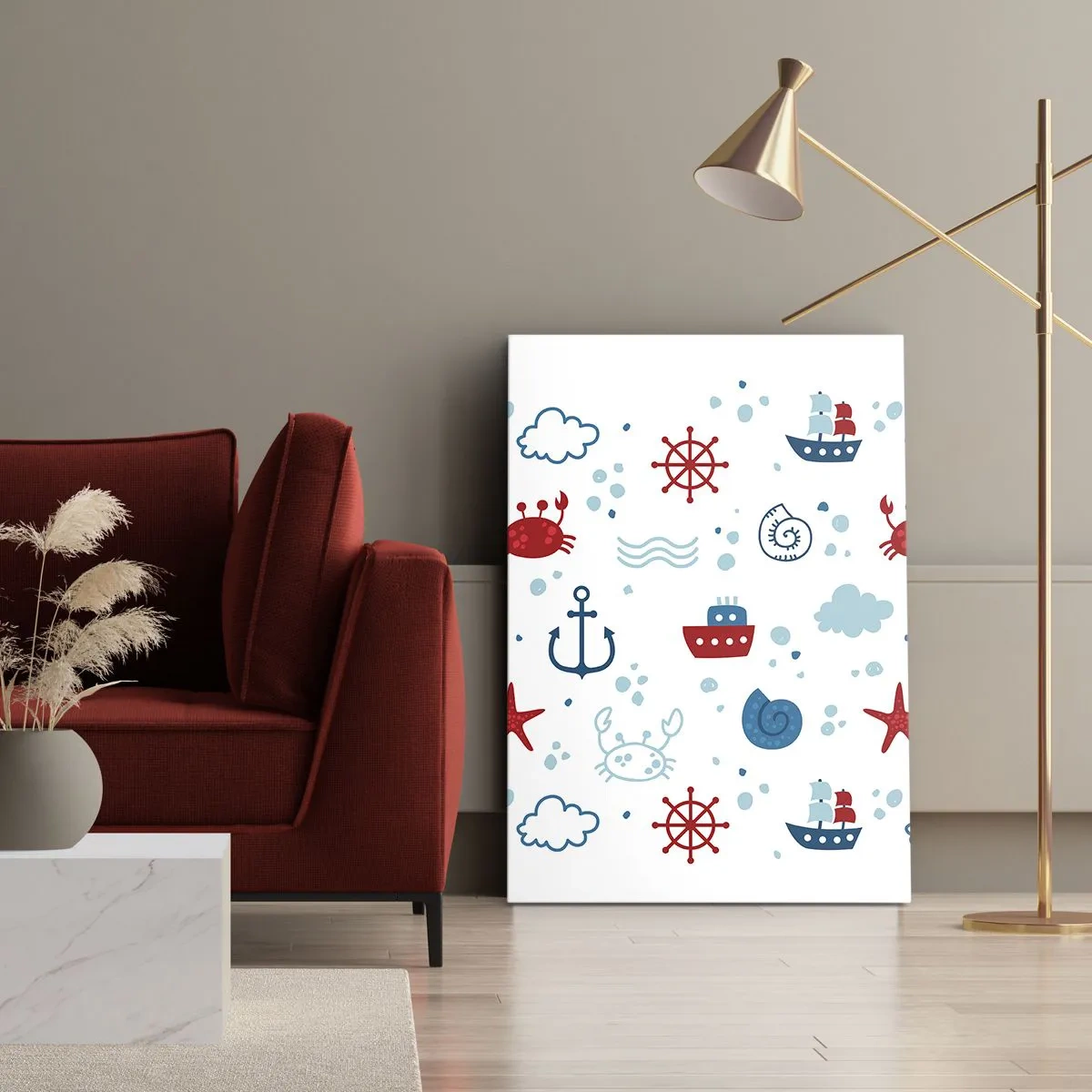Tablou pe pânză - O poveste maritimă - 50x70 cm