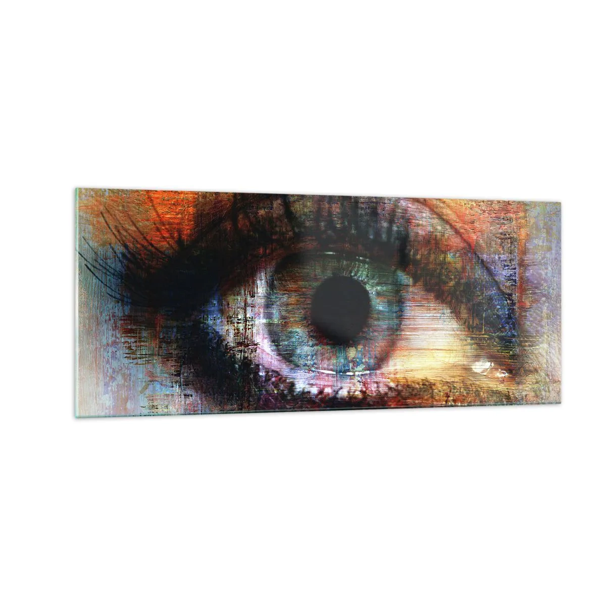 Tablou pe sticlă - Poți privi în suflet - 100x40 cm