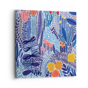 Tablou pe pânză - Grădină havaiană - 30x30 cm