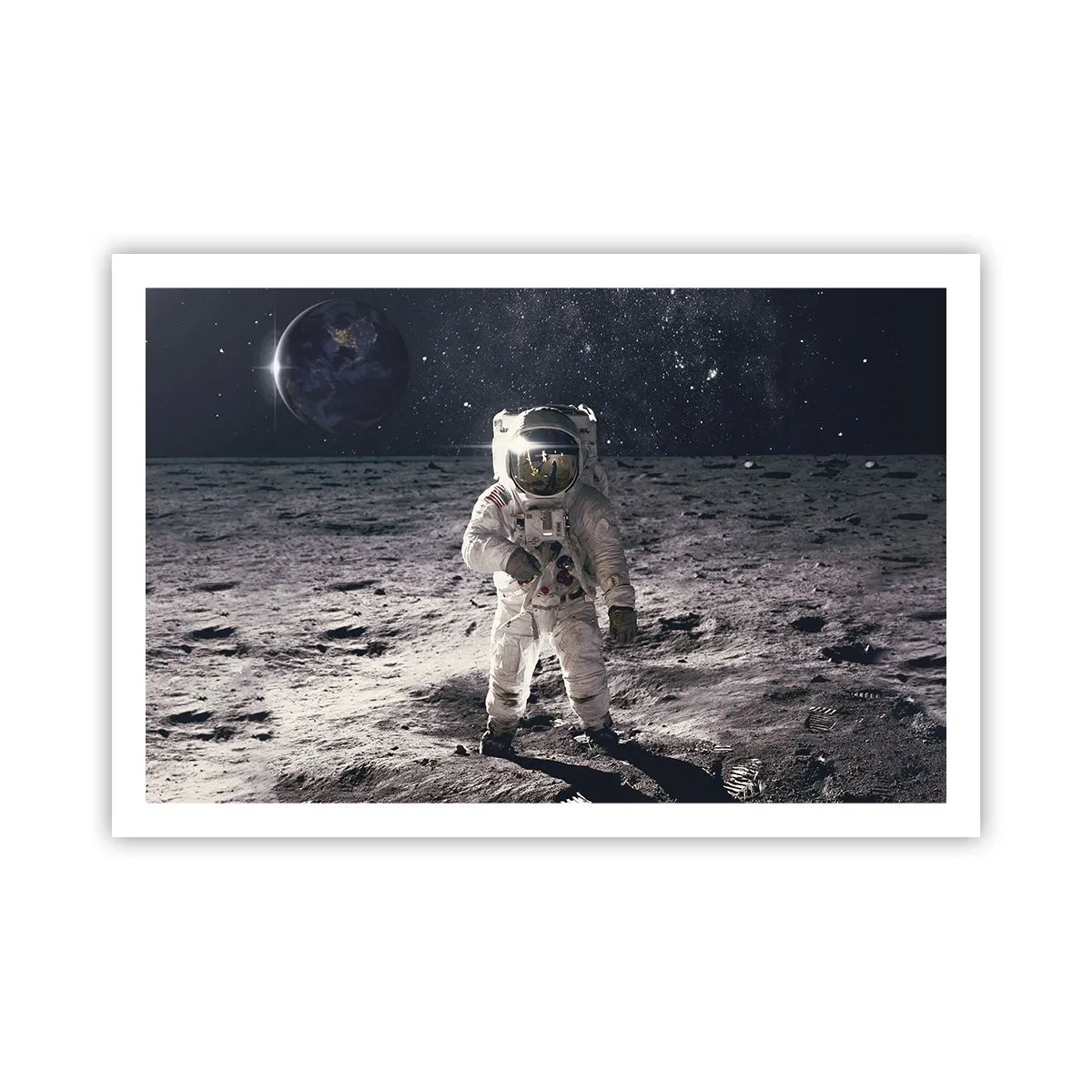 Poster - Salutări de pe Lună - 91x61 cm