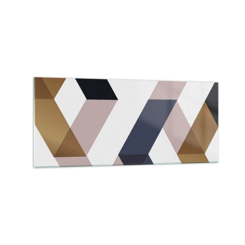 Tablou pe sticlă - Planuri și unghiuri - 120x50 cm