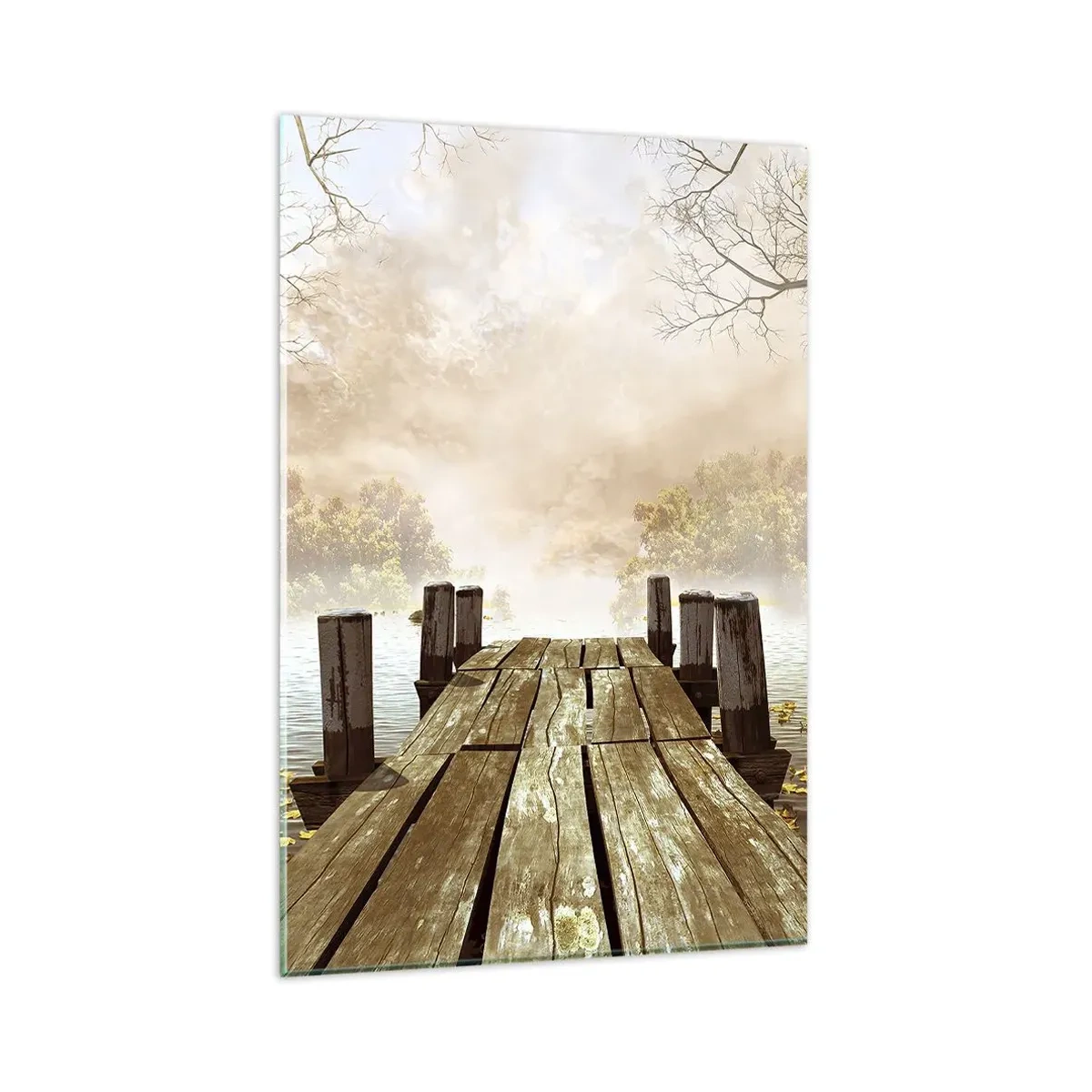 Tablou pe sticlă - Tristețea blândă a toamnei - 80x120 cm