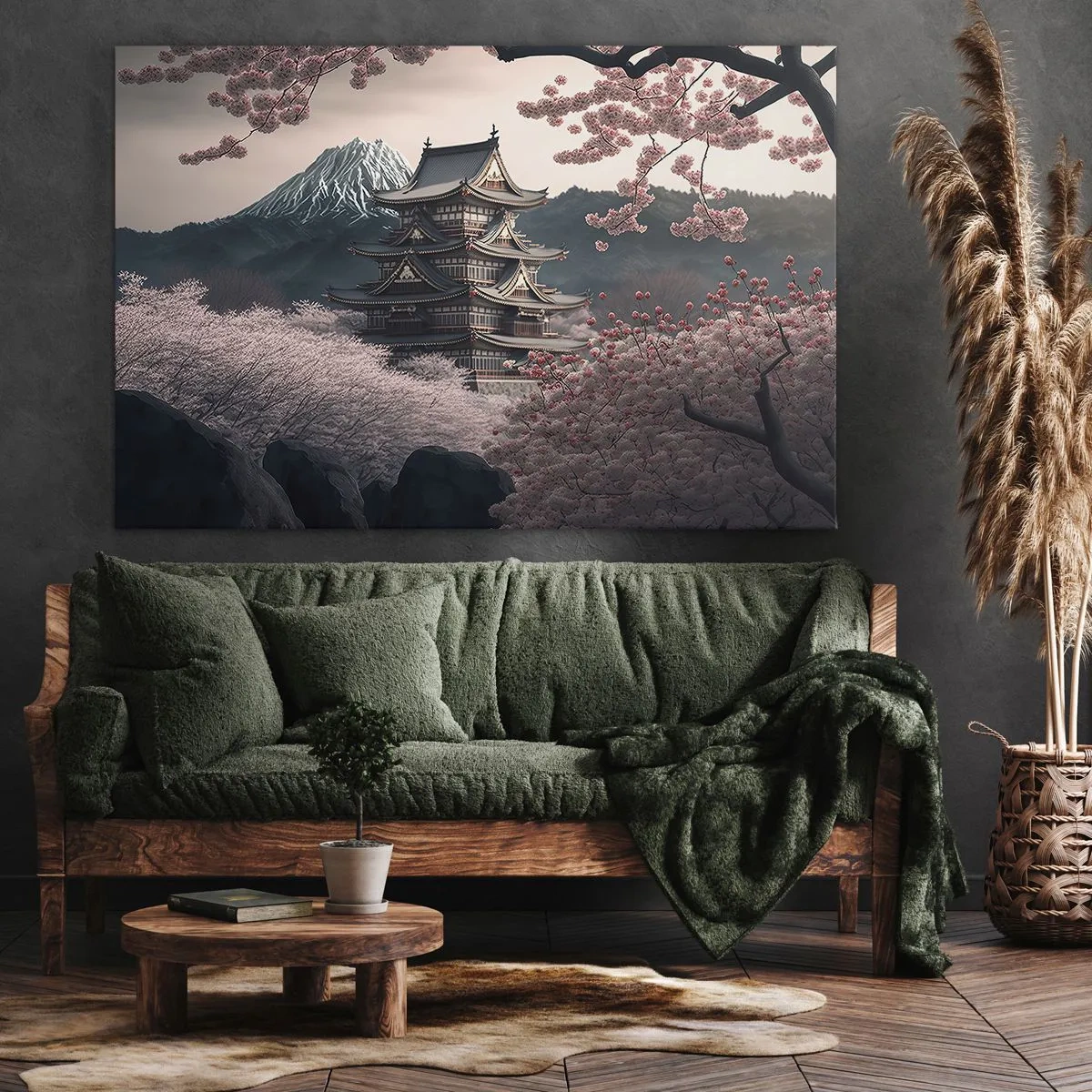 Tablou pe pânză - Țara florilor de cireș - 70x50 cm