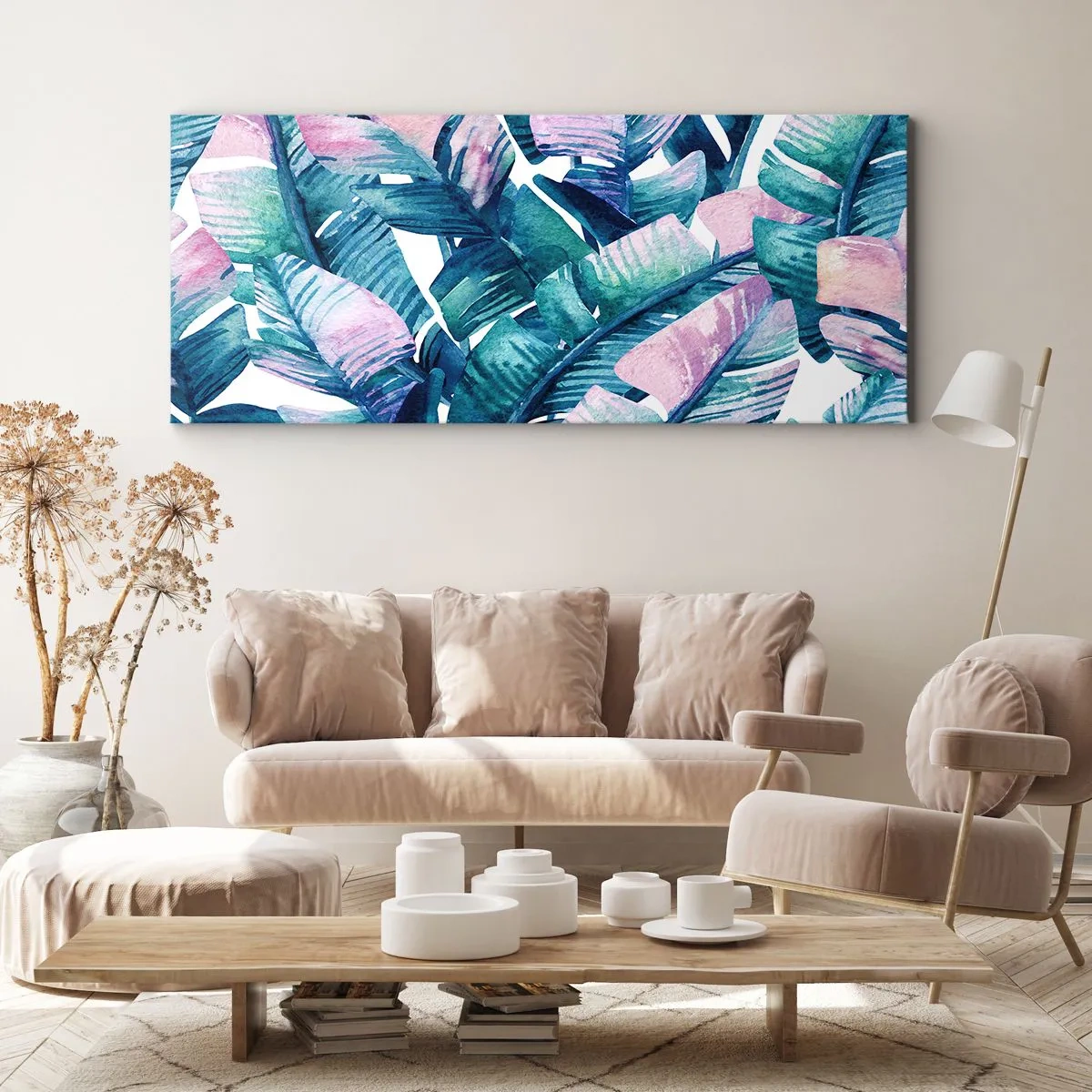 Tablou pe pânză - Într-o livadă de banane - 100x40 cm