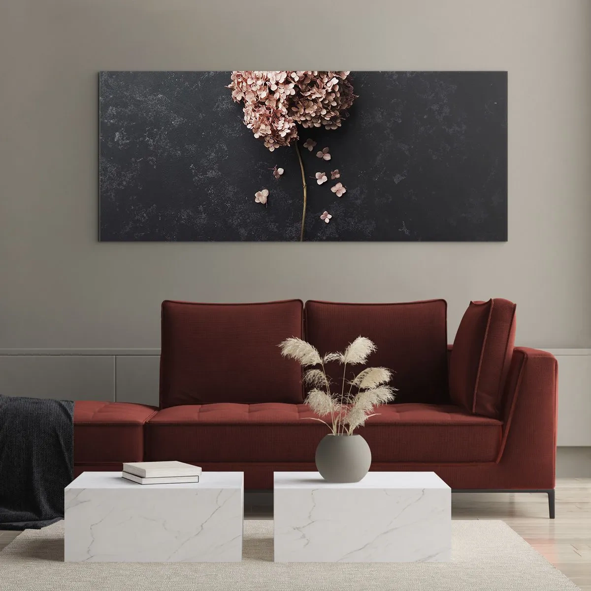 Tablou pe sticlă - Un semn cu adevărat romantic - 90x30 cm