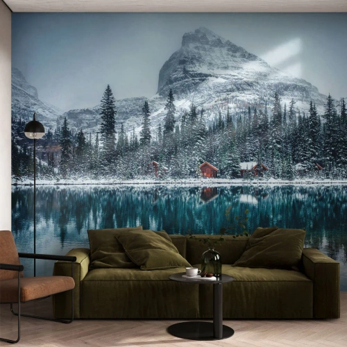 Tapet Premium Sand - Refugiu canadian - Peisaj, Canada, Iarnă - 250x175 cm