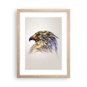 Poster în ramă de stejar deschis - Portretul unui războinic - 30x40 cm