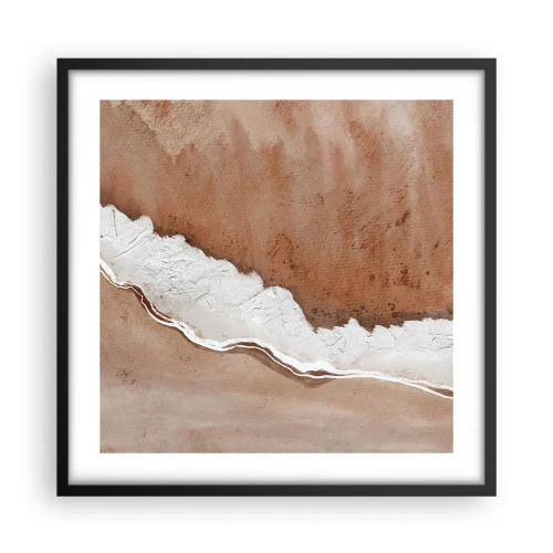 Poster în ramă neagră - În culorile pământului - 50x50 cm