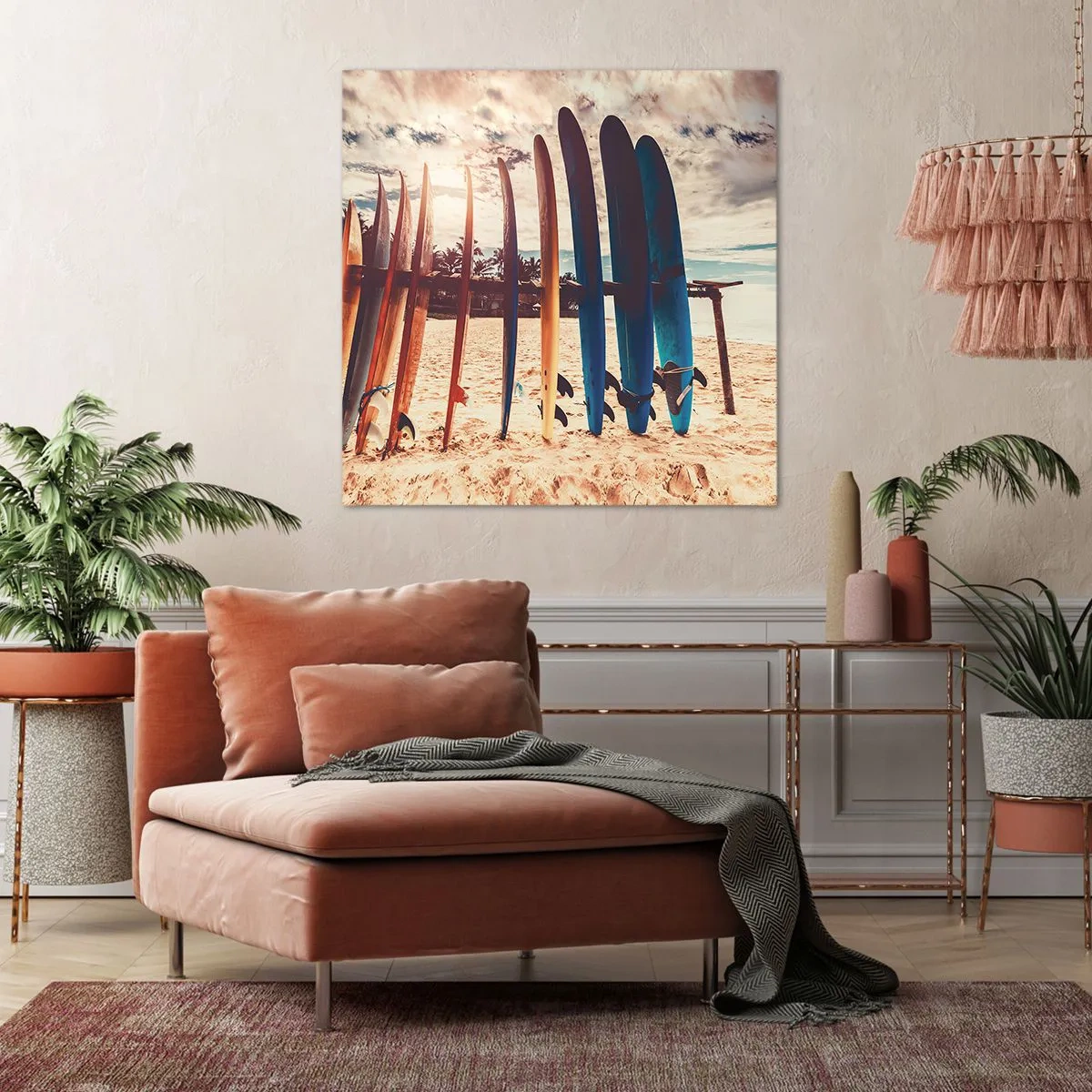 Tablou pe pânză - Noapte bună, până mâine - 60x60 cm