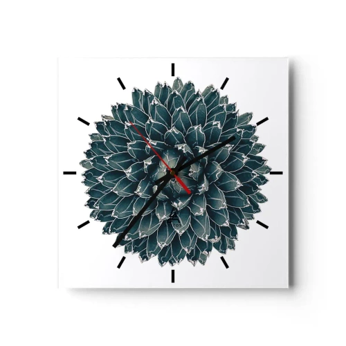 Ceas de perete - Ceas pe sticlă - Steaua deșertului - 30x30 cm