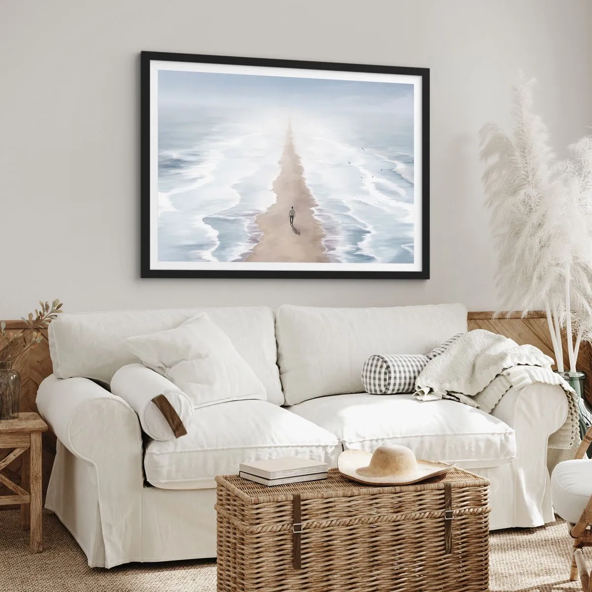 Poster în ramă neagră - Un viitor luminos - 100x70 cm