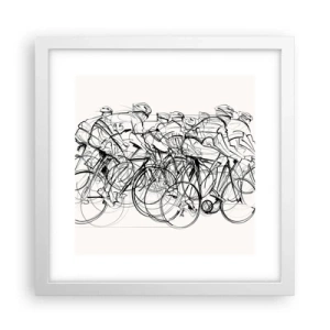 Poster în ramă albă - Mână în mână - 30x30 cm