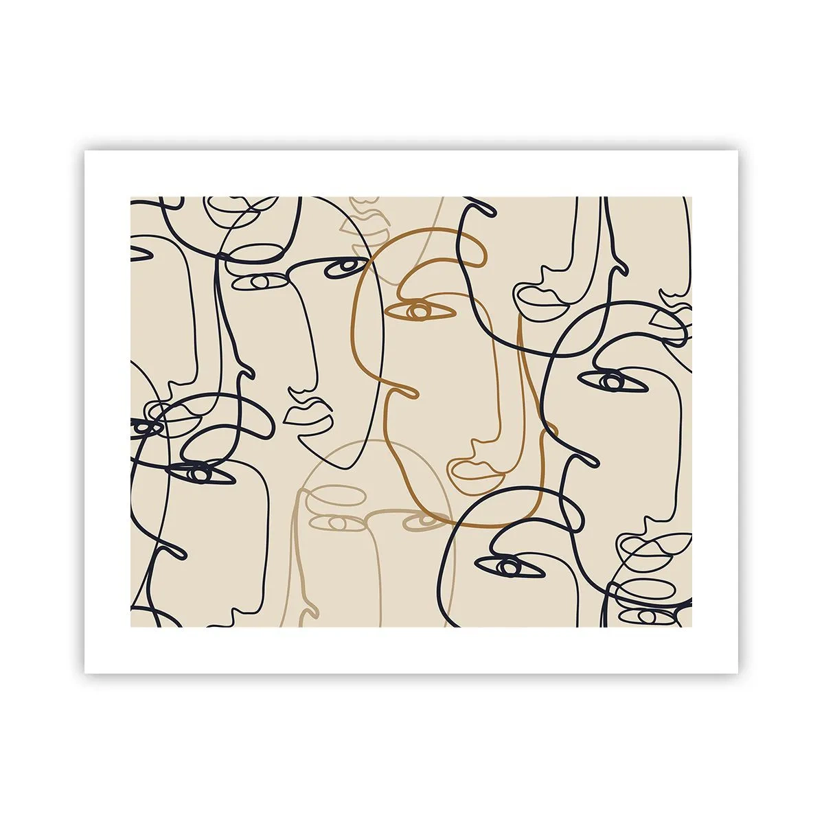 Poster - Portret multiplicat - 50x40 cm