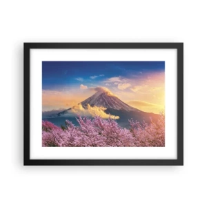 Poster în ramă neagră - Sfințenia japoneză - 40x30 cm