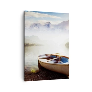 Tablou pe pânză - Peste apa mare și limpede - 50x70 cm