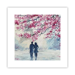 Poster - Plimbare romantică - 30x30 cm