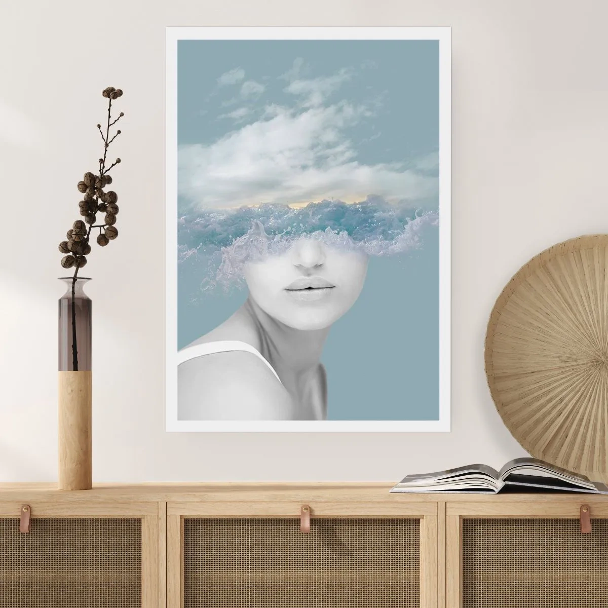 Poster - Cu capul în nori - 30x40 cm